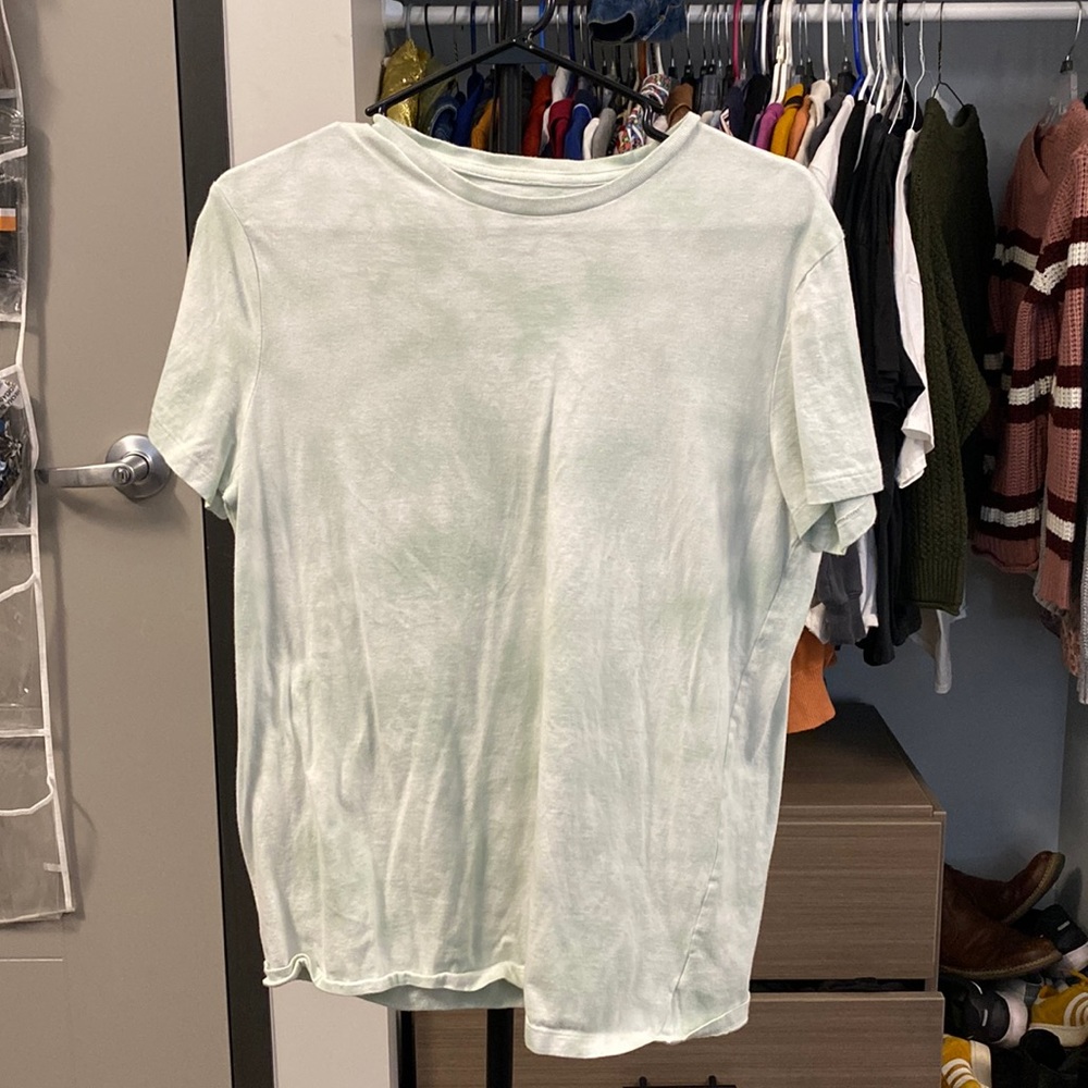 Goodfellow and Co. Green Tie Dye-esque T-Shirt